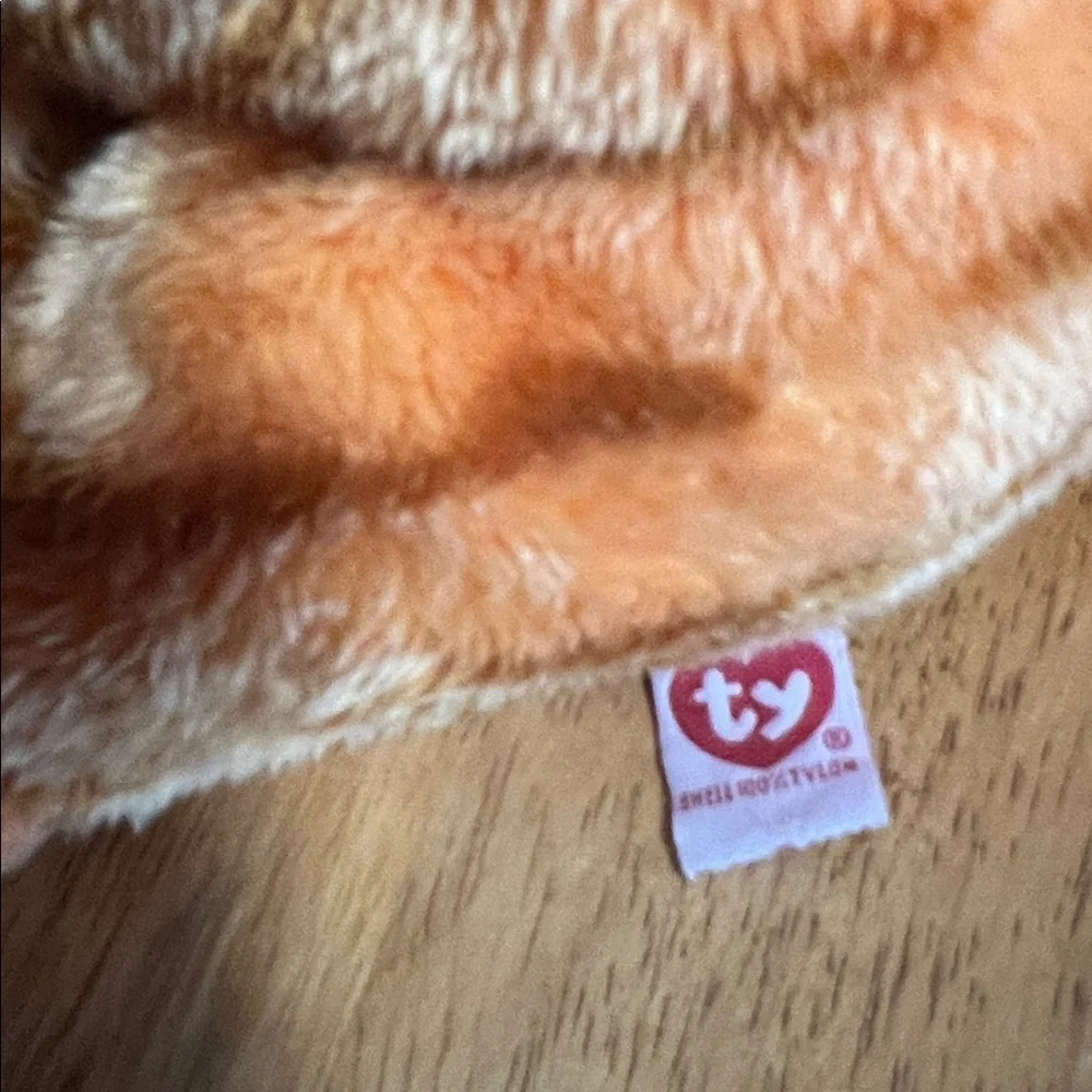 Vintage Ty Orange and Cream Cat Plush Garfield 2004